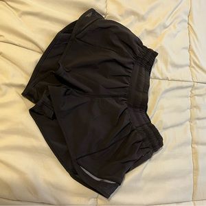 Lululemon black shorts! Great condition! Lined